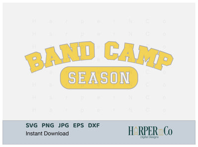 Band Camp Season Laser SVG EPS Cut File SVG HarperNCo 