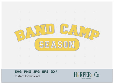Band Camp Season Laser SVG EPS Cut File SVG HarperNCo 