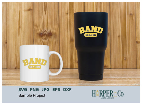Band Season Laser SVG EPS Cut File SVG HarperNCo 