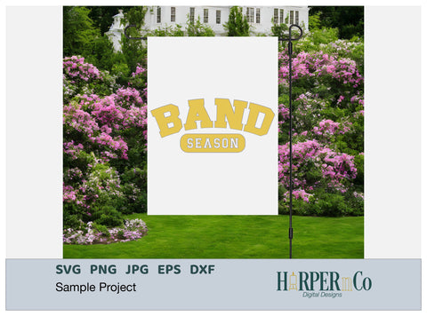 Band Season Laser SVG EPS Cut File SVG HarperNCo 