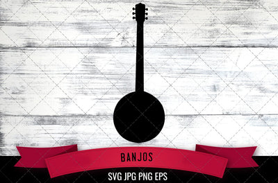 Banjo SVG, Musical Instrument SVG SVG Loveleen Kaur 