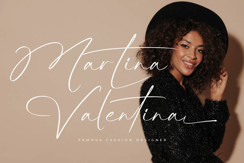 Bannethons - Modern Signature Script Font Letterena Studios 