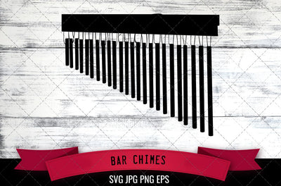 Bar Chimes SVG, Musical Instrument SVG SVG Loveleen Kaur 