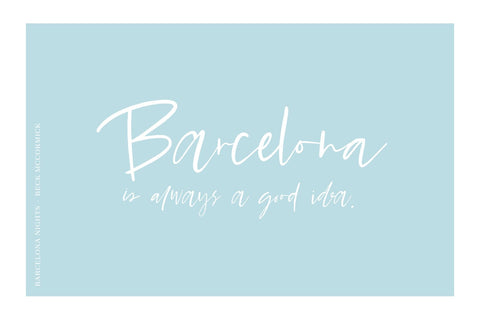 Barcelona Nights Signature Script Font Beck McCormick 