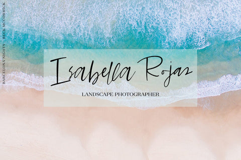 Barcelona Nights Signature Script Font Beck McCormick 