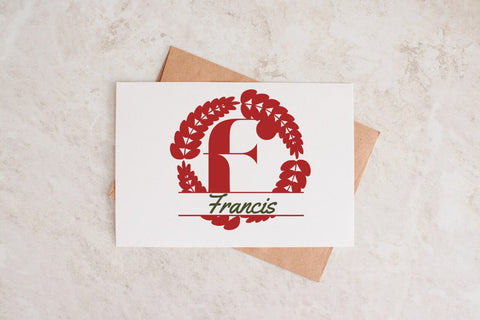 Barlena Split Monogram Font Font Dm Letter Studio 