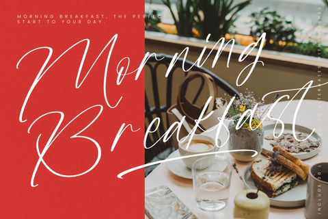 Barlinda Rainbow - Modern Script Font Font Letterena Studios 