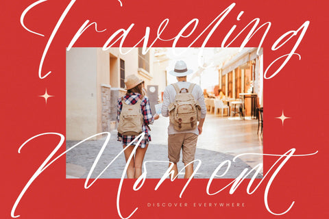 Barlinda Rainbow - Modern Script Font Font Letterena Studios 