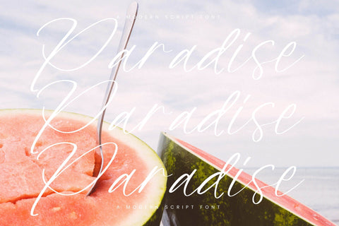 Barlinda Rainbow - Modern Script Font Font Letterena Studios 