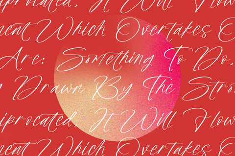 Barlinda Rainbow - Modern Script Font Font Letterena Studios 