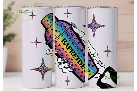 Bartender Skeleton Hand 20oz Tumbler Sublimation PixelChick 