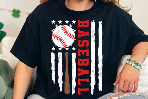 Baseball American Flag Svg, American Flag Baseball Dad Svg, Baseball Svg, Baseball Dad Shirt Svg, Baseball Vintage American Flag Svg SVG DesignDestine 