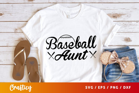 Baseball aunt SVG Design SVG Designangry 