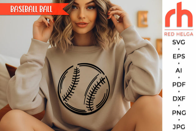 Baseball Ball SVG, Baseball Mama Cut File, Softball Mom Shirt DXF, Ballpark Design, Sport Theme, Digital Download, Game Day Vibes, Baseball Laces SVG RedHelgaArt 