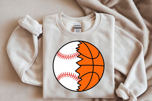 Baseball Basketball Split Ball SVG: Proud Mom Shirt Design SVG DesignDestine 