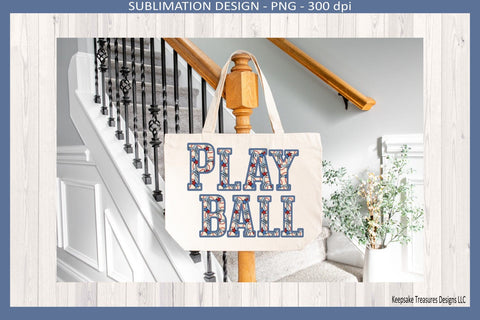 Baseball Blue Faux Crochet Border Sublimation Individual Png, Digital Download Sublimation Keepsake Treasures Designs LLC. 