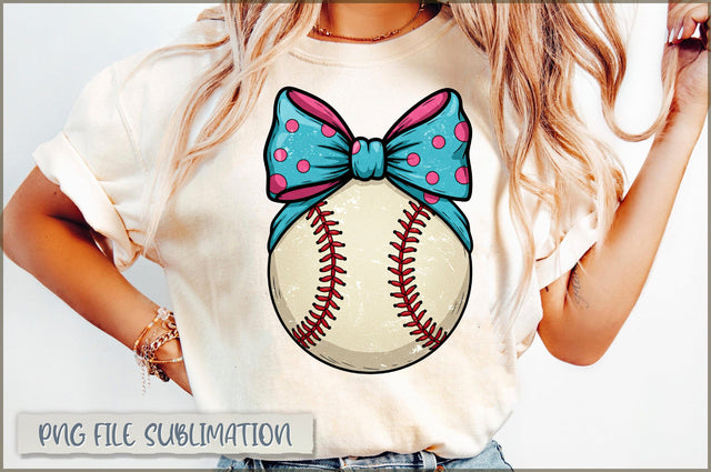 Baseball Brushstroke Coquette PNG, Game Day Baseball Sublimation Shetara Begum 