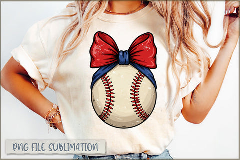 Baseball Brushstroke Coquette PNG, Game Day Baseball Sublimation Shetara Begum 