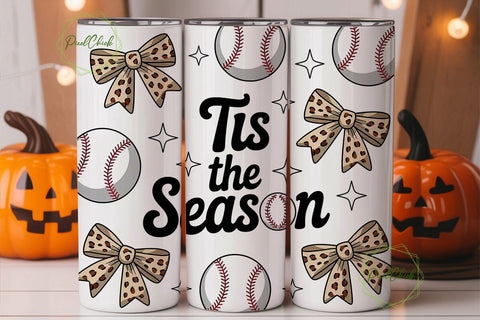 Baseball Christmas Tumbler Wrap Sublimation PixelChick 