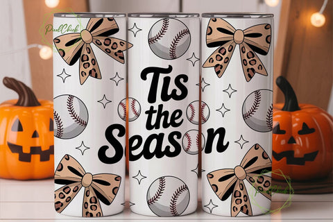Baseball Christmas Tumbler Wrap Sublimation PixelChick 