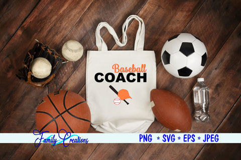 Baseball Coach SVG Family Creations 