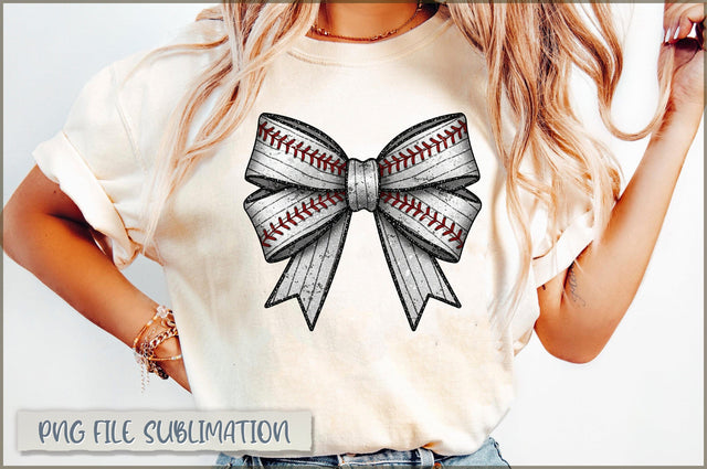 Baseball Coquette Bow Game Day PNG Sublimation Shetara Begum 