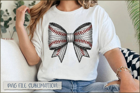 Baseball Coquette Bow Game Day PNG Sublimation Shetara Begum 