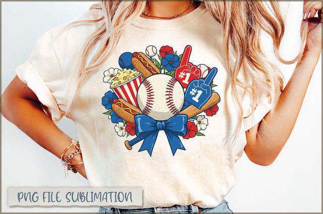 Baseball Coquette Game Day PNG Sublimation Shetara Begum 