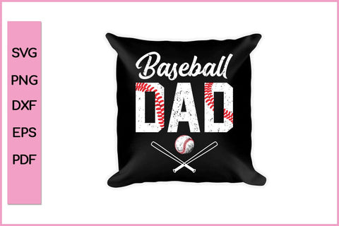 Baseball Dad Shirt Funny Father's Day Quotes SVG PNG T-shirt Design SVG SVG Print File 