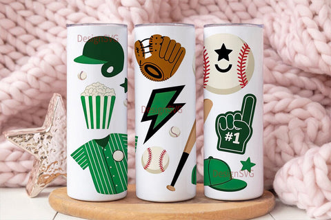 Baseball Fun 20oz Tumbler Wrap Sublimation DesignSVG 