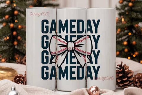 Baseball Game Day 20oz Tumbler Sublimation DesignSVG 