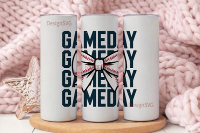 Baseball Game Day 20oz Tumbler Sublimation DesignSVG 