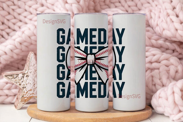 Baseball Game Day 20oz Tumbler Sublimation DesignSVG 