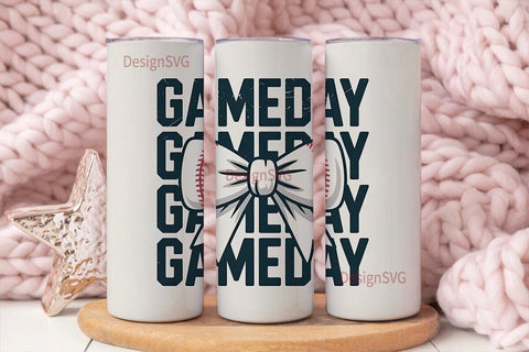 Baseball Game Day 20oz Tumbler Sublimation DesignSVG 