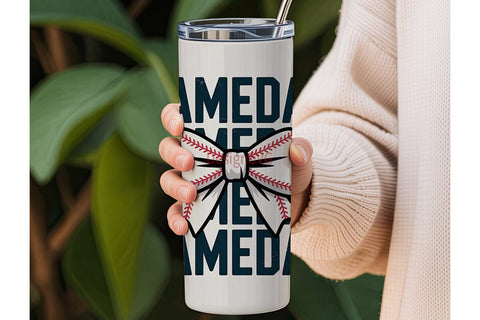 Baseball Game Day 20oz Tumbler Sublimation DesignSVG 