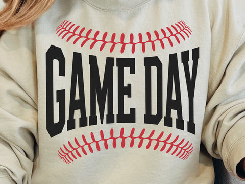 Baseball Game Day SVG PNG Varsity Baseball design Popular Cheer Sideline Mom Dad Shirt Baseball Season SVG DesignDestine 