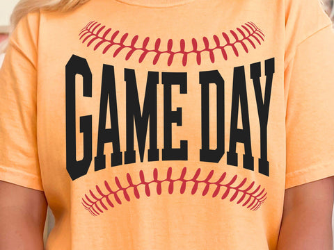 Baseball Game Day SVG PNG Varsity Baseball design Popular Cheer Sideline Mom Dad Shirt Baseball Season SVG DesignDestine 