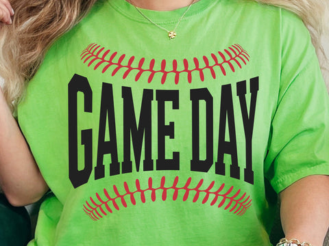 Baseball Game Day SVG PNG Varsity Baseball design Popular Cheer Sideline Mom Dad Shirt Baseball Season SVG DesignDestine 