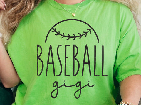 Baseball Gigi SVG, PNG, Cricut & Silhouette Files SVG DesignDestine 