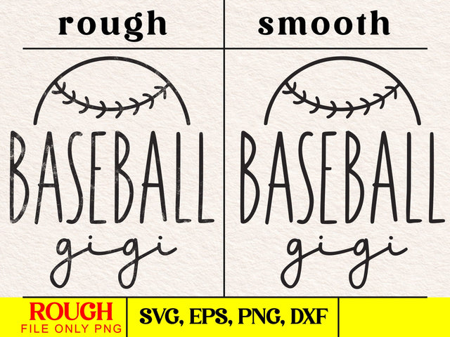 Baseball Gigi SVG, PNG, Cricut & Silhouette Files SVG DesignDestine 