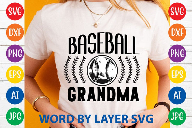 Baseball Grandma SVG DESIGN SVG Rafiqul20606 
