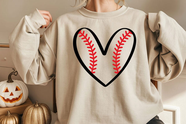 Baseball Heart Svg, Baseball Stitch, Baseball T-shirt, Baseball Cheer Mom SVG DesignDestine 
