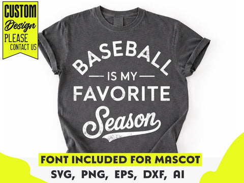 Baseball Is My Favorite Season SVG, Baseball Mom PNG SVG DesignDestine 