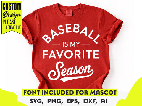 Baseball Is My Favorite Season SVG, Baseball Mom PNG SVG DesignDestine 