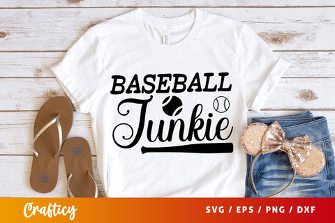 Baseball junkie SVG Design SVG Designangry 