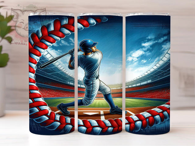 Baseball Life Game Day Tumbler, 20oz Baseball Wrap, Sports Fan Tumbler, Game Day Tumbler, Baseball Mom Gift, Seamless Baseball Wrap, Athletic Tumbler Design Sublimation Lara' s Designs 