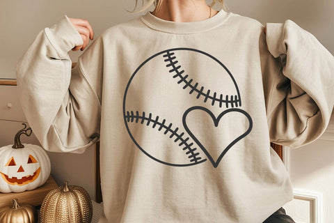 Baseball Love Heart, Baseball SVG, Heart png, Baseball Stitch SVG DesignDestine 