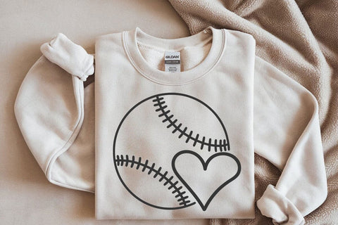Baseball Love Heart, Baseball SVG, Heart png, Baseball Stitch SVG DesignDestine 
