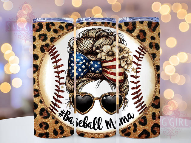 Baseball Mama 20oz Tumbler Wrap Sublimation Design, Straight Tapered Tumbler Wrap, Mom Life Tumbler Png, Instant Digital Download Sublimation SvggirlplusArt 