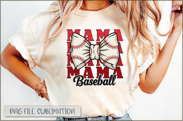 Baseball Mama PNG, Baseball Coquette PNG Sublimation Shetara Begum 